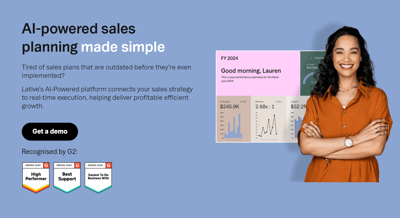 Lative.io AI-Powered Sales Planning Platform