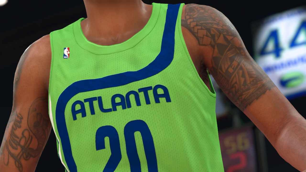 atlanta hawks lime green jersey