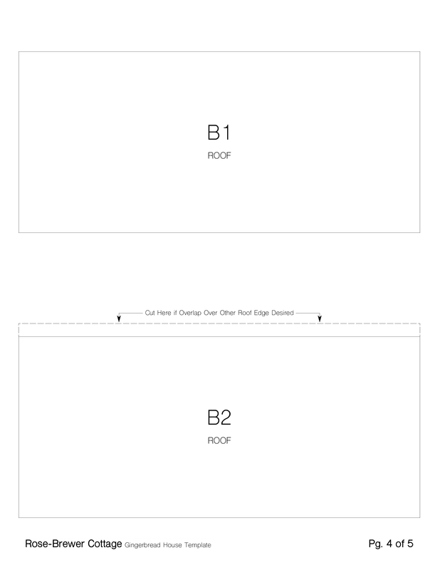 Gingerbread Template Page 4 of 5