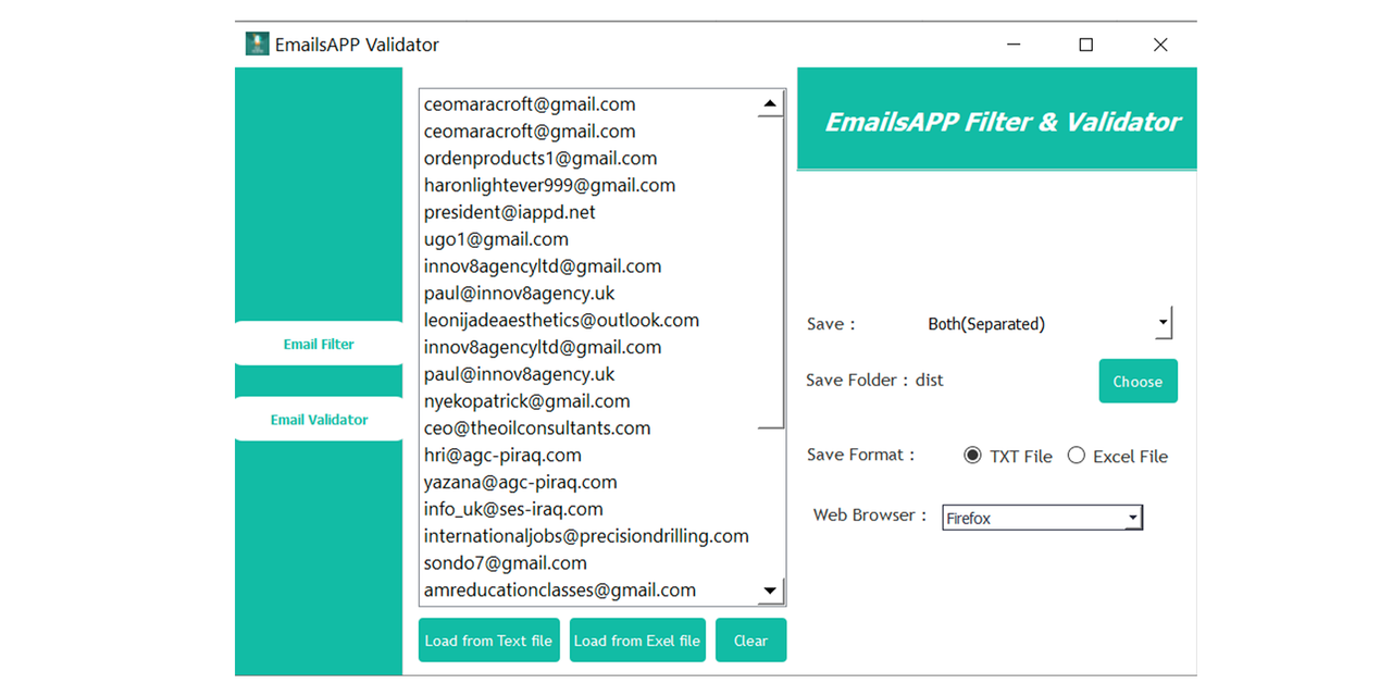 EmailsAPP Filter & Validator - 4