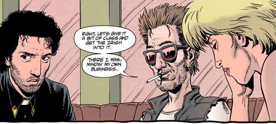 Protagonistas de Predicador comic de Garth ennis