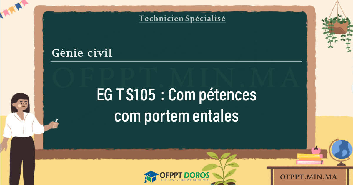 Sommaire détaillé du cours Compétences comportementales EGTS105 OFPPT - Structure du module