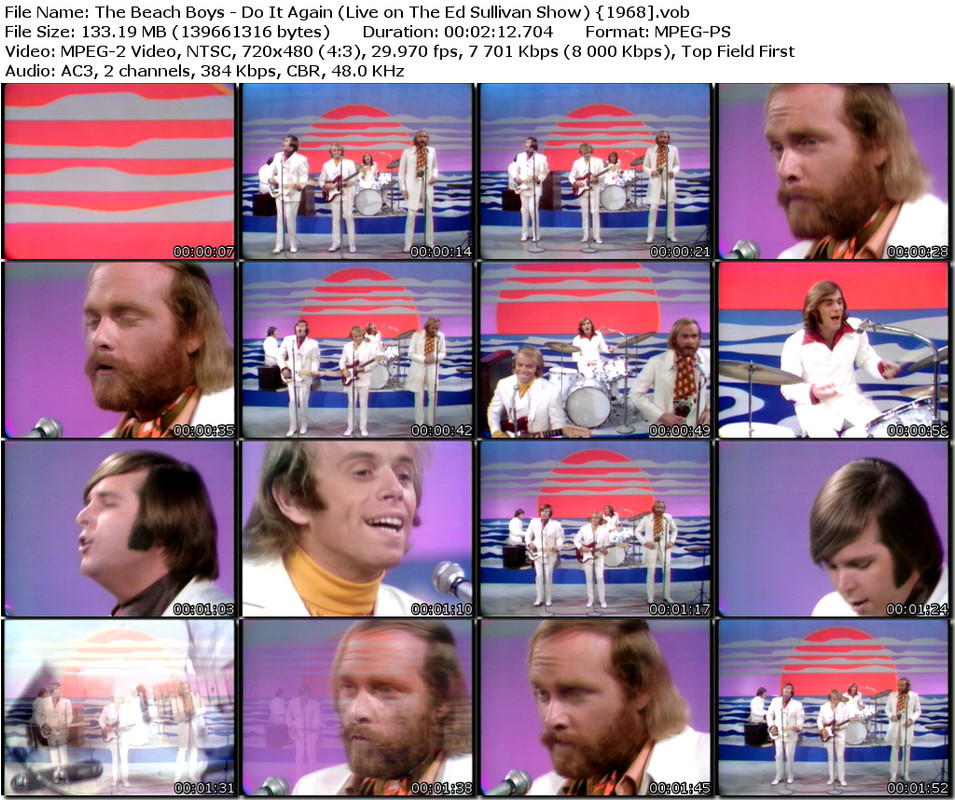 The Beach Boys - Do It Again (Live on The Ed Sullivan Show) {1968].vob_tn