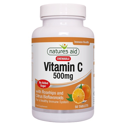 Na Vitamin C500mg Sugarfreechewable(W/rosehips&citrusbioflavonoids)