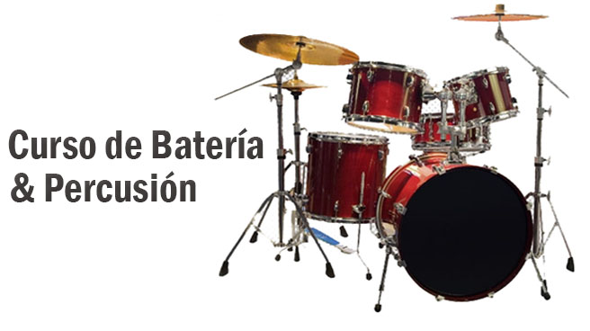 Vídeo Curso de Batería percusión play alongs ejercicios ritmos 1dvd