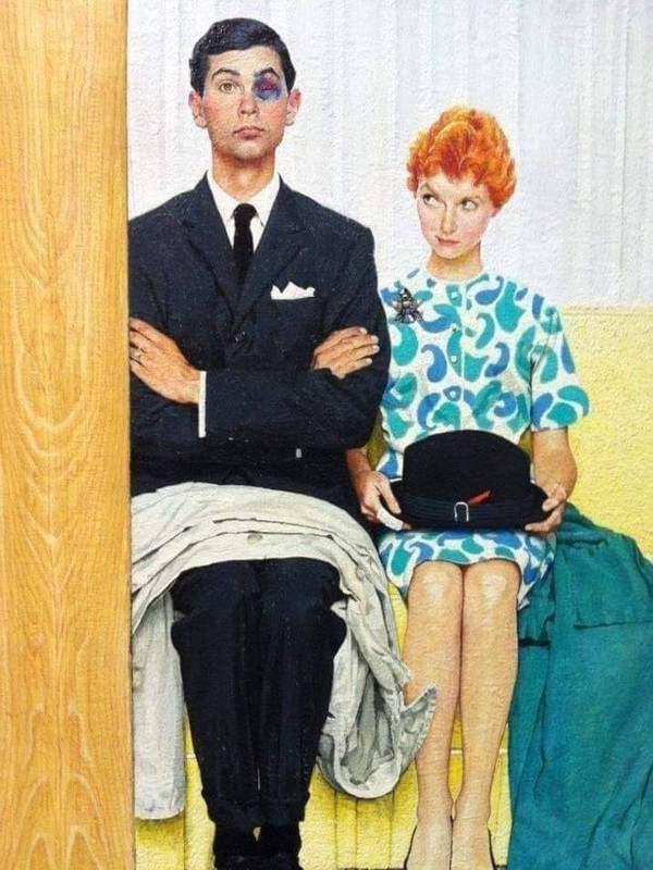 Норман Роквелл «У семейного психолога», 1963 год.