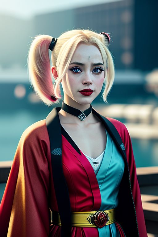Harley-Quinn-wearing-a-kimono-24