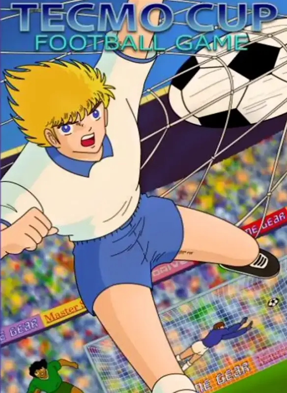 cover Mega drive Tecmo Cup Football Game