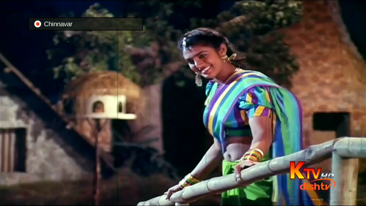 Sanghavi hot Saree navel song - Chinnavar HDTV_18