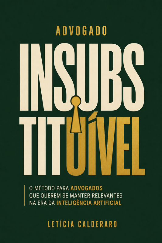 Capa do livro Advogado Insubstituível