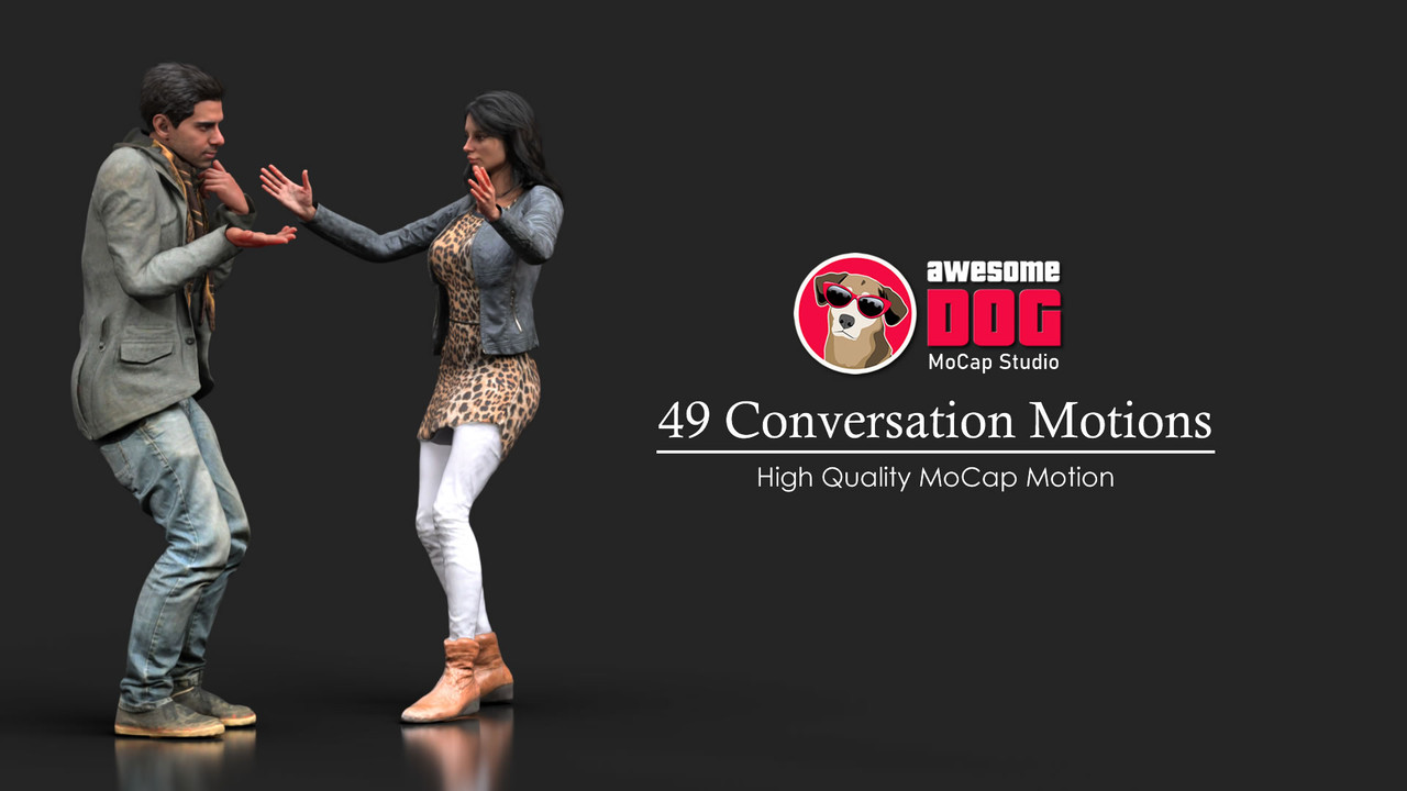 [ Reallusion Motion ] 49 Conversation Motions