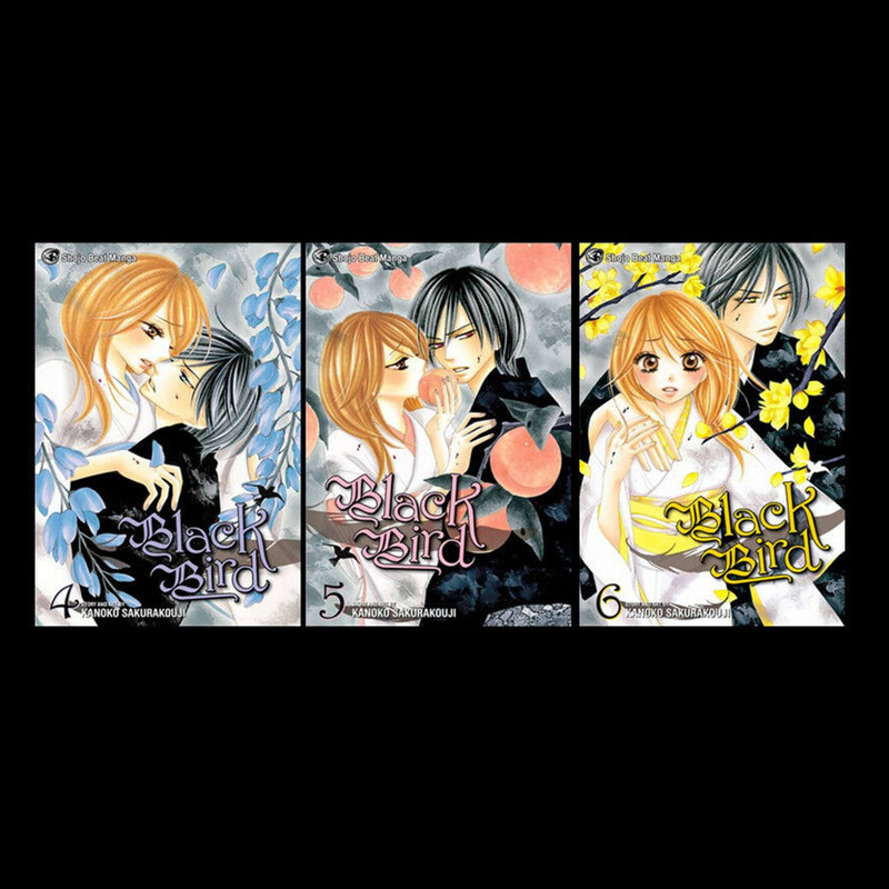 BLACK BIRD English MANGA Series by Kanoko Sakurakoji Set of Book Volumes 4-6 BLACK BIRD English MANGA Series by Kanoko Sakurakoji Set of Book Volumes 4-6