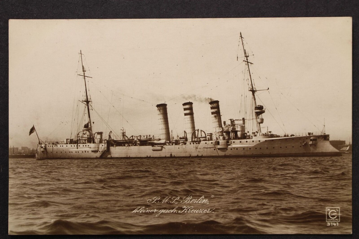 Kaiserliche Kriegsmarine, S.M.S. -Berlin-, kleiner geschützter Kreuzer - 421036