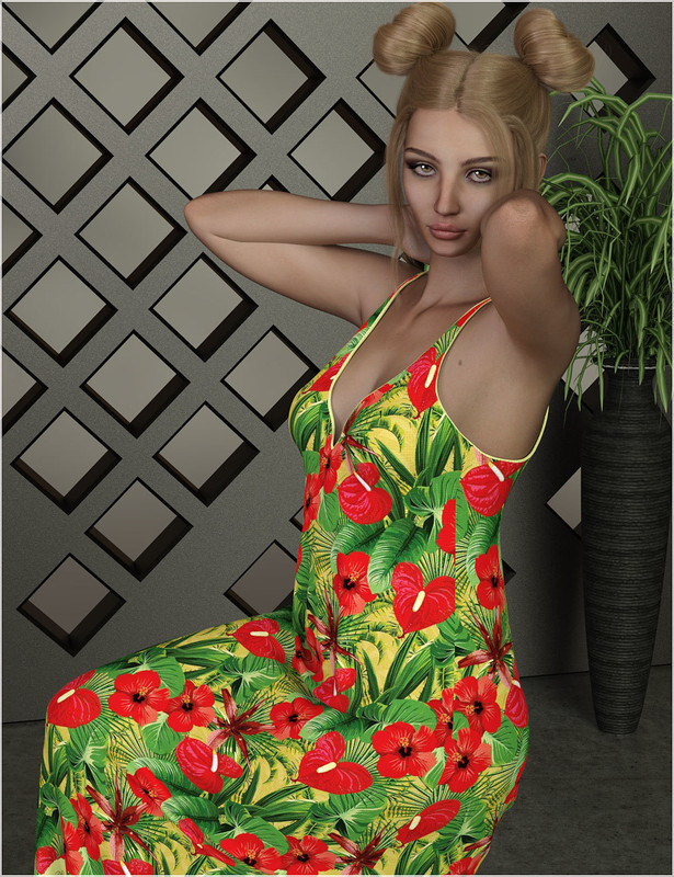 Feminine for dForce - Sundress for G8F