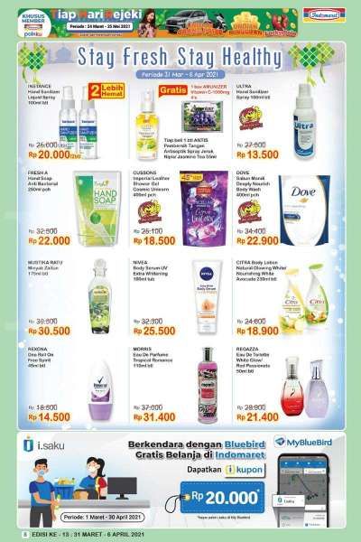 Promo Indomaret 31 Maret 2021 - 6 April 2021
