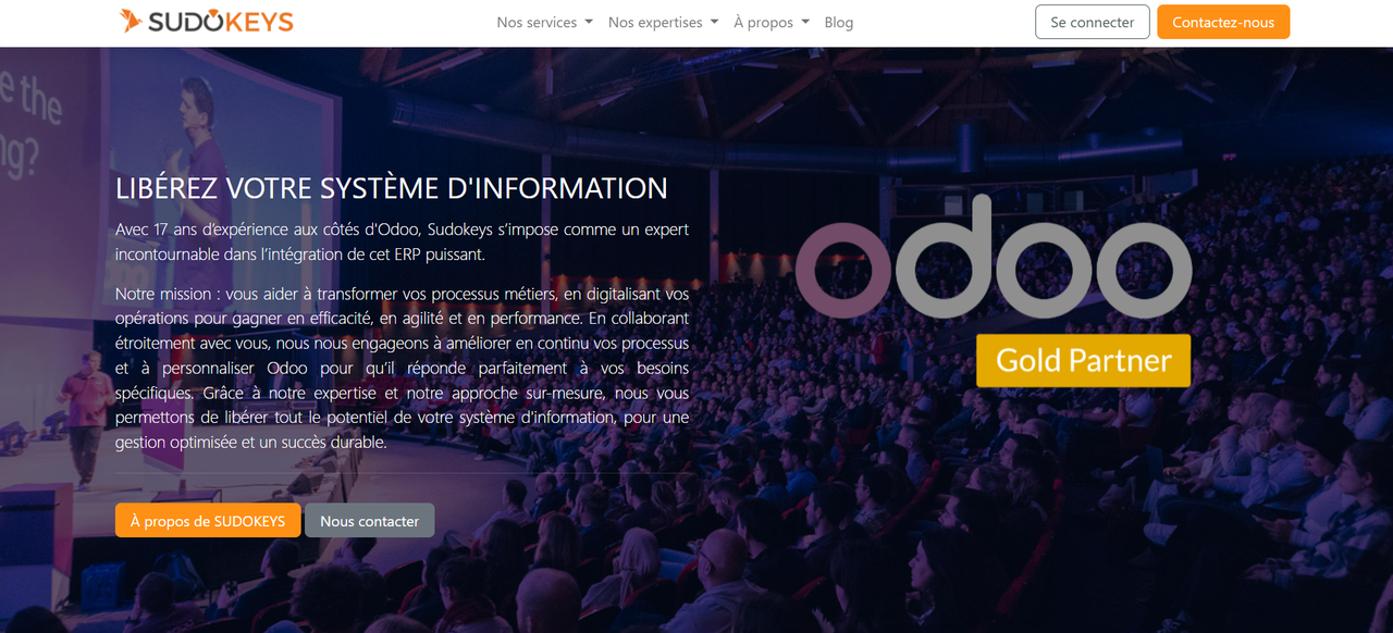 Odoo Development Company in France Sudokeys