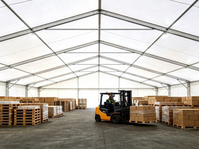Lingtong warehousing tent used for agricultural product storage