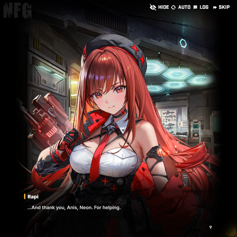 Rapi: "And thank you, Anis, Neon. For helping."