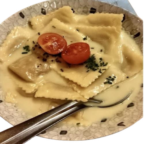 raviolis de calabaza