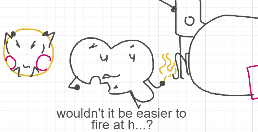 A panel from The Prime Number Few, episode eight of the Board Boards object show by Furretwalk/WalkingFurret.