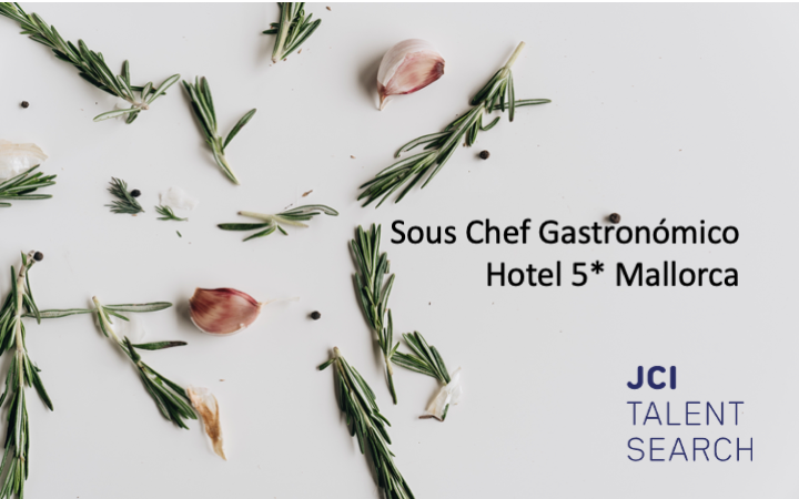 Sous Chef Gastronómico Hotel 5* Mallorca