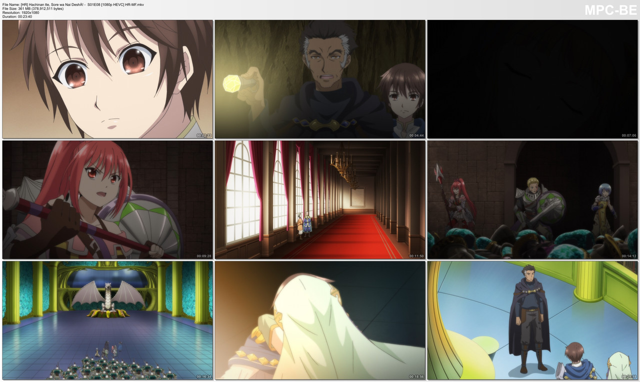 [HR] Hachinan tte, Sore wa Nai DeshÅ! -  S01E08 [1080p HEVC] HR-MF.mkv_thumbs
