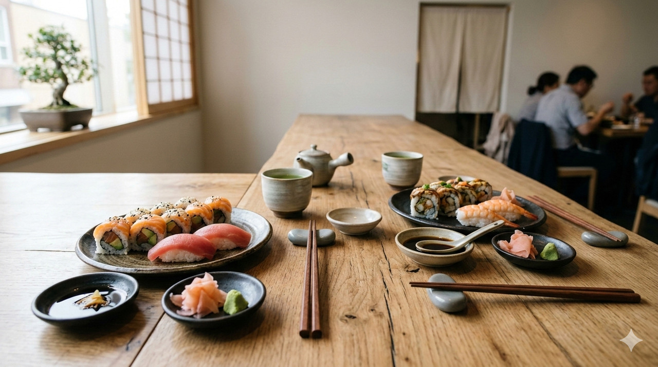 Как правильно есть палочками