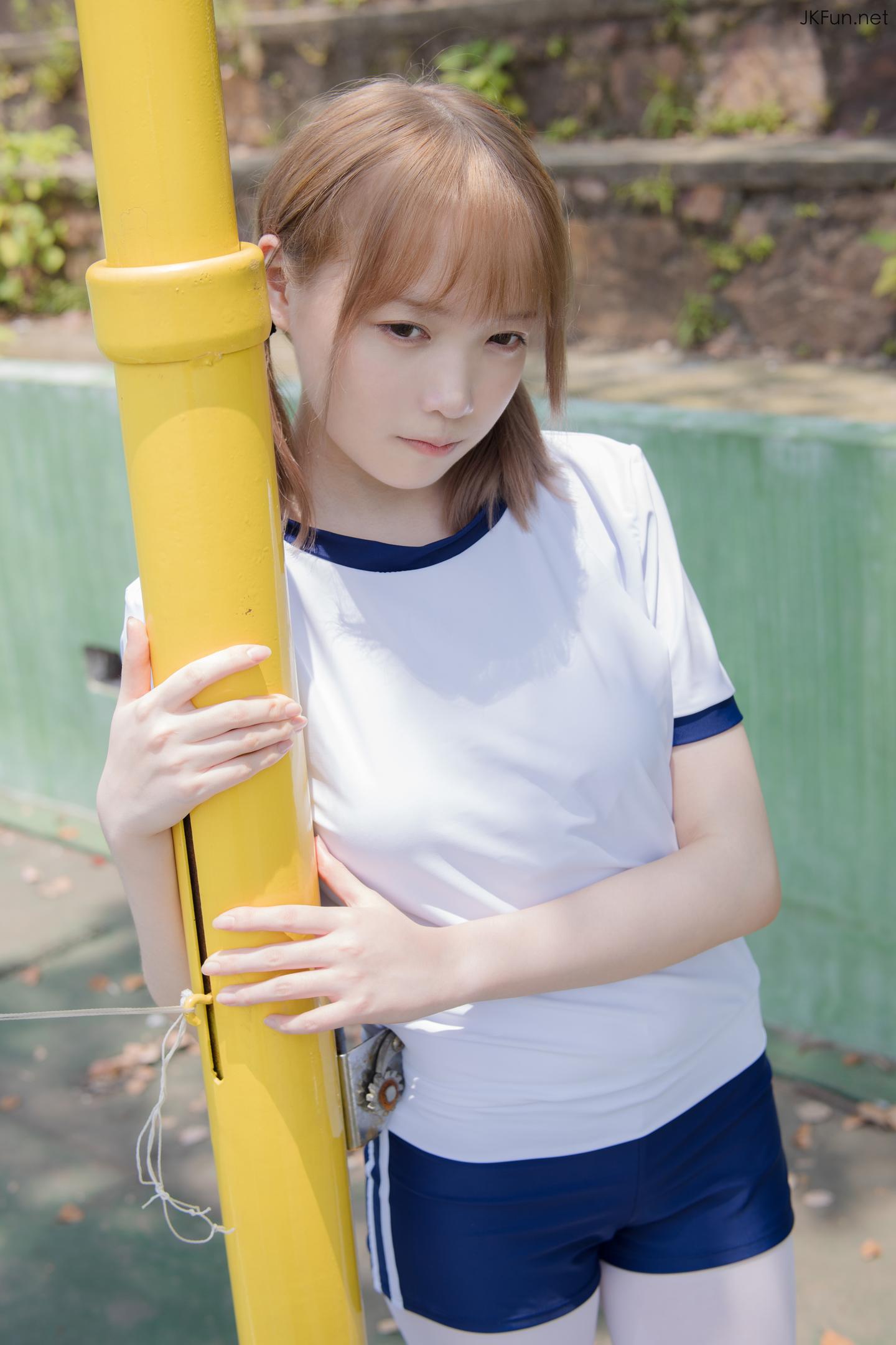 森萝财团 [JKFUN-019] Aika - 80D白丝外景体操服 46