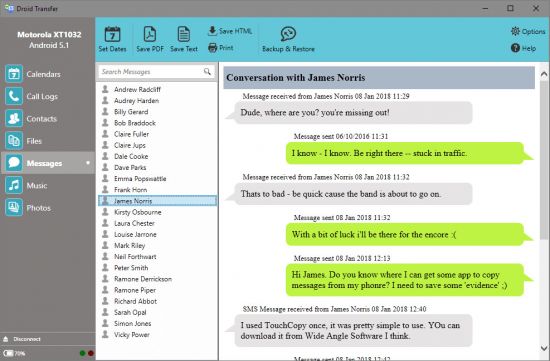 Droid Transfer version 1.53 Multilingual Droid Transfer version 1.53 Multilingual