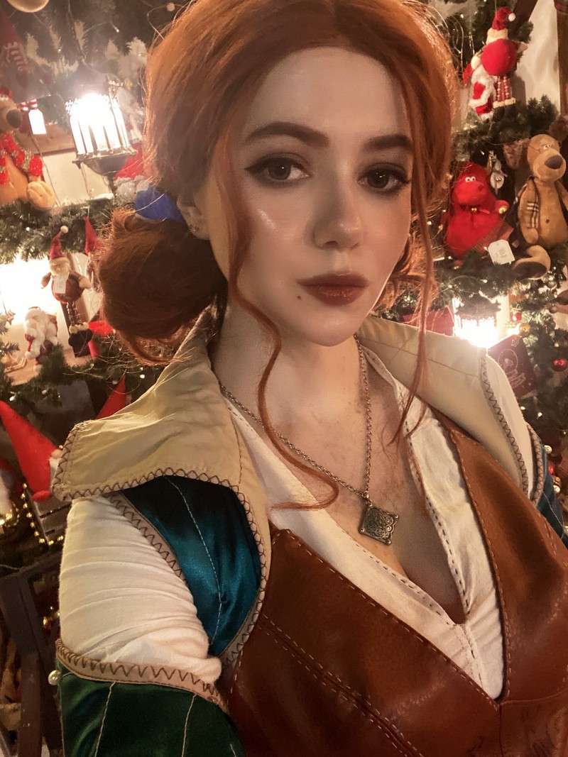 Alina Becker 特莉丝 Triss Merigold Cosplay 巫师系列高清写真【37P-150M】插图7