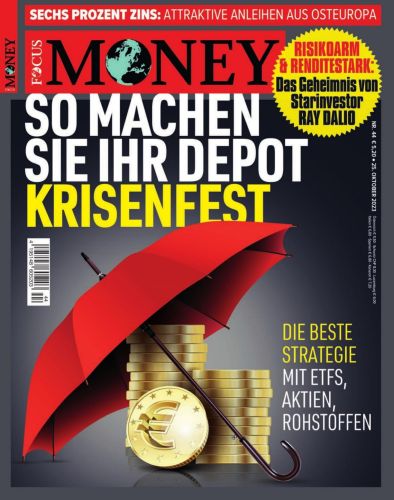 Cover: Focus Money Finanzmagazin No 44 vom 26  Oktober 2023
