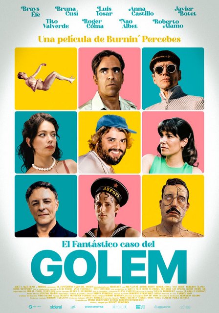 PÓSTER “EL FANTÁSTICO CASO DEL GOLEM” CON LUIS TOSAR, BRAYS EFE, JAVIER BOTET Y ANNA CASTILLO