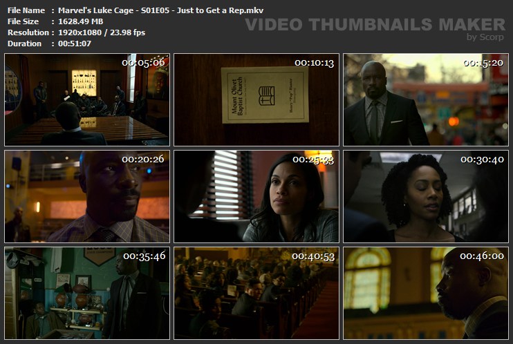 Marvel's Luke Cage - S01E05 - Just to Get a Rep.mkv