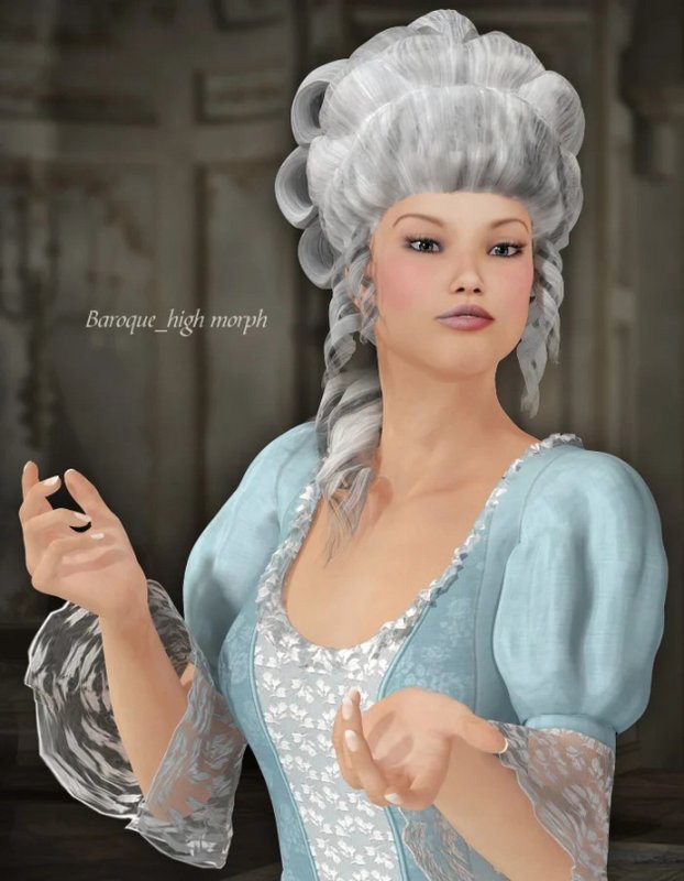 Rococo Hair for V4