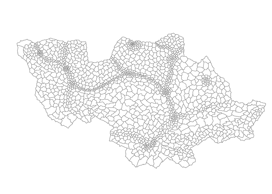 Carte des Grandes Municipalités de Kartvélie