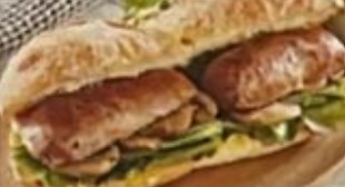 Panino Norcia, insalata e pomodori