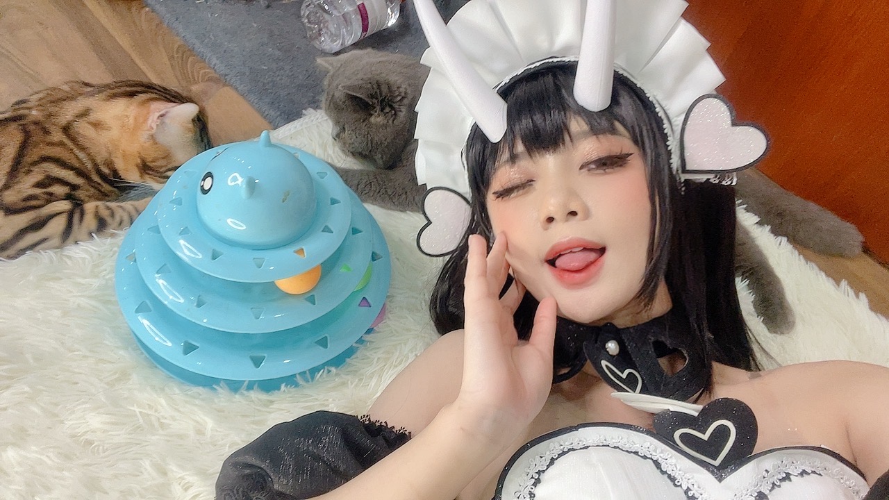 PoppaChan Noshiro Maid Cosplay (Azur Lane) – 117 Photos 11 Videos 408MB插图1