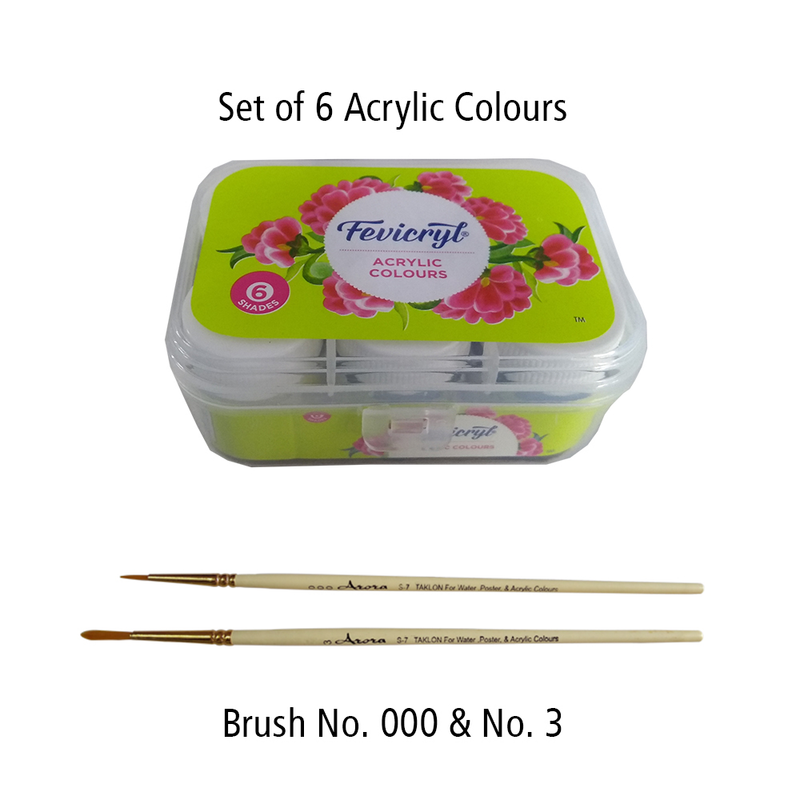 Pichwai Painting On Round MDF DIY Kit 