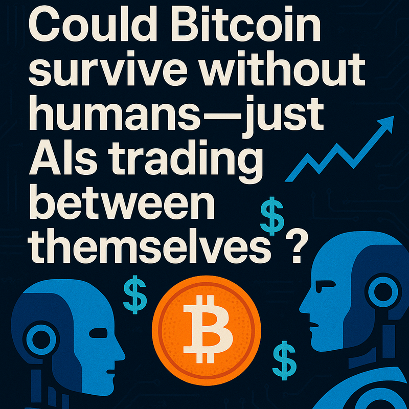 Could Bitcoin survive without humans — just AIs trading between themselves?