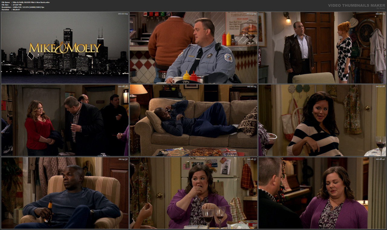 Mike & Molly S01E09 Mike's New Boots.mkv