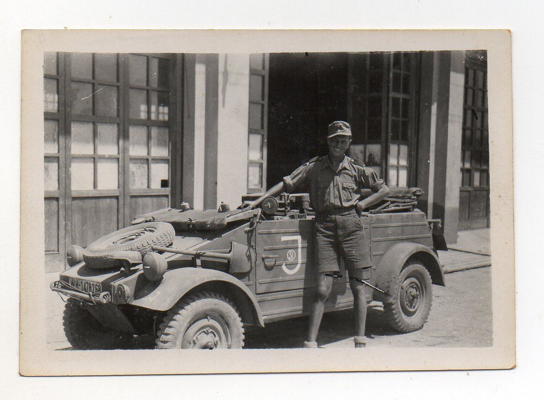 Kübelwagen mit Truppenabzeichen Wehrmacht original