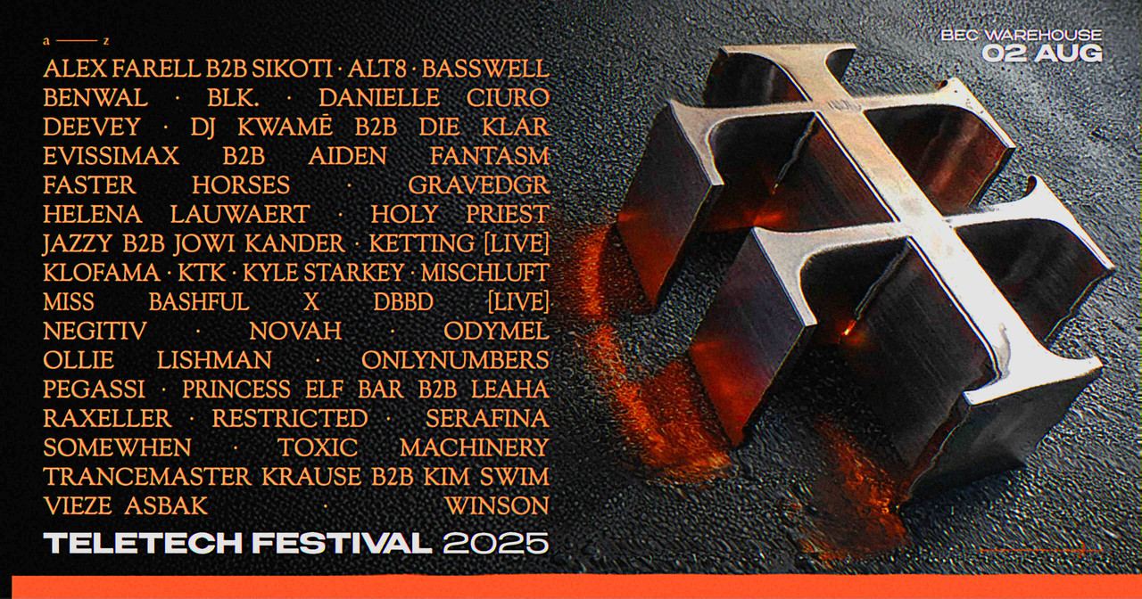 Teletech Festival unveils a massive lineup for 2025 Skiddle