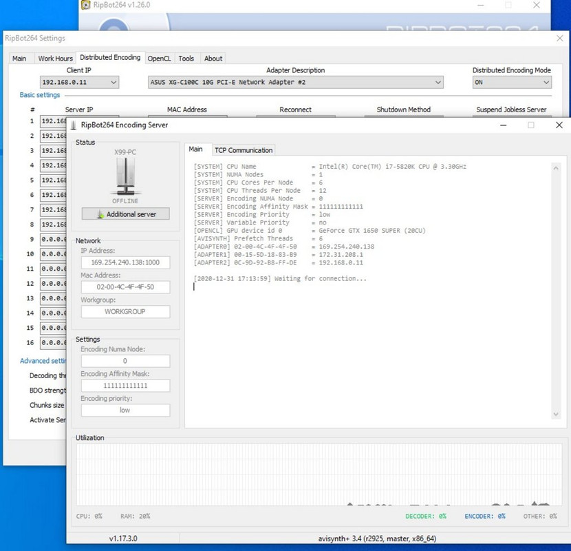 Ripbot Network adapter