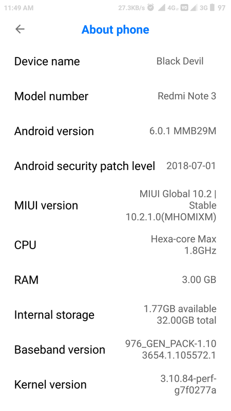 Firmware xiaomi cheap kenzo 4g