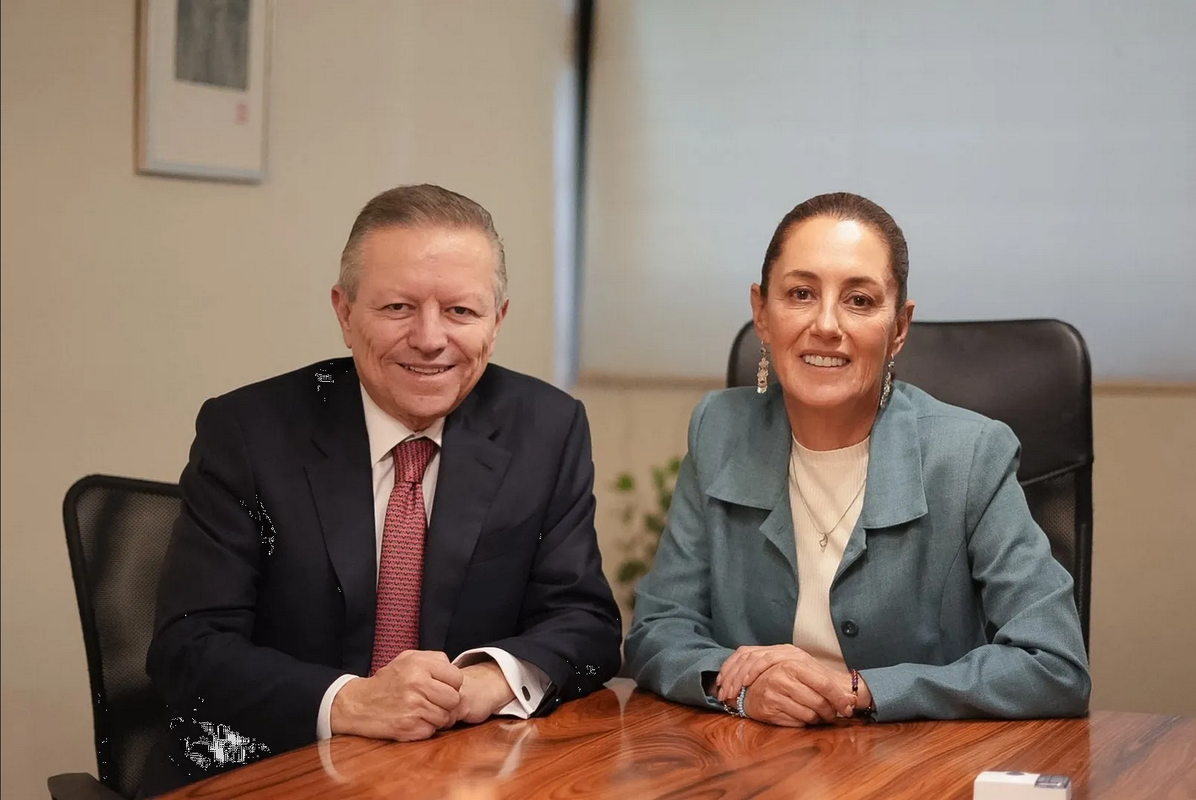 Sheinbaum se reúne con Zaldívar tras presentar su renuncia; 'acordamos trabajar juntos'