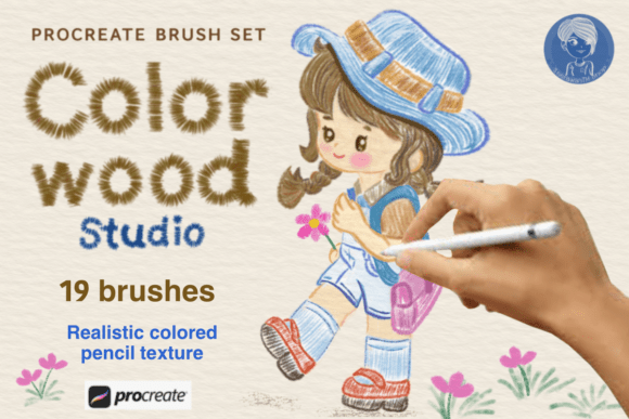 ColorWood Studio Brush Set for Procreate