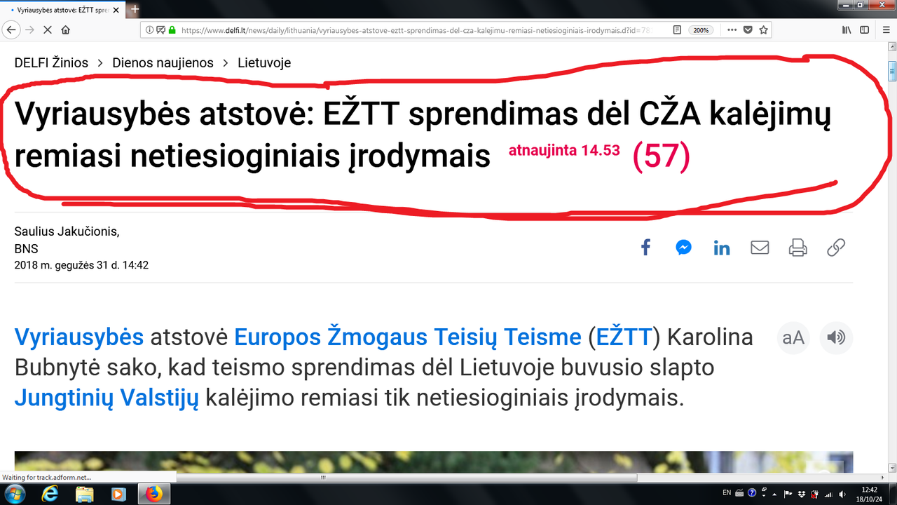 Lietuvos teisinės ir teisminės sistemos krachas (Papildyta)