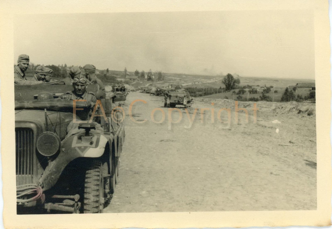 Russland Kämpfe Halbkette Vormarsch Rollbahn Smo