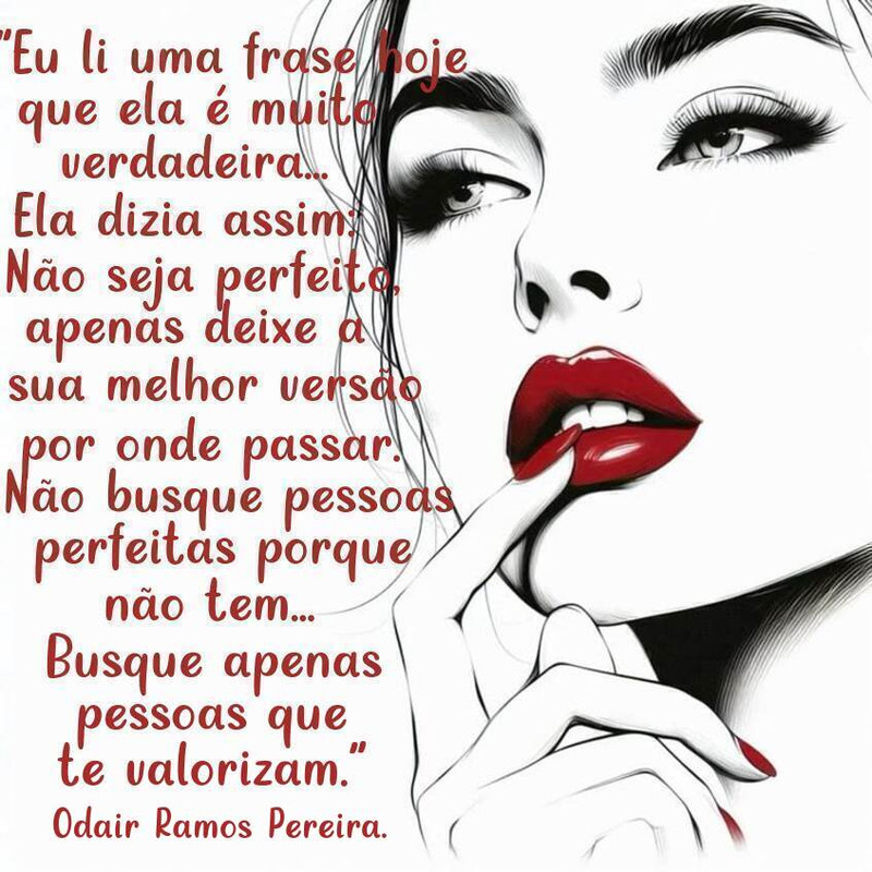 Eu li uma frase...