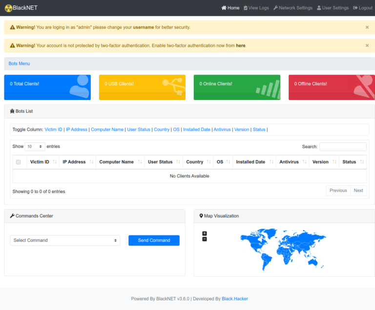 BlackNET V3.7.0.1 Botnet Stealer